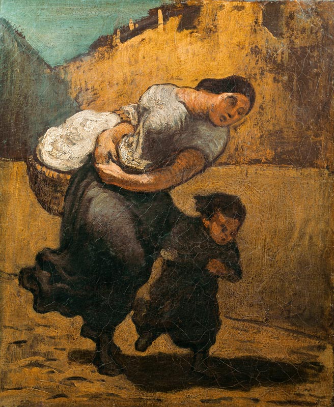 Daumier, Die Last von Honoré Daumier