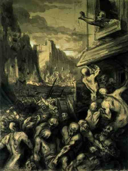 The Destruction of Sodom von Honoré Daumier