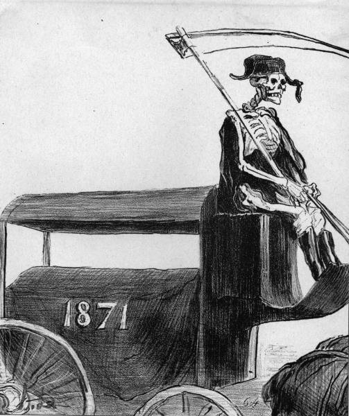 Das verfluchte Jahr 1871 / H.Daumier von Honoré Daumier