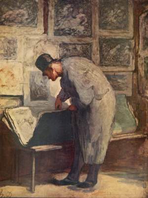 Der Kupferstich-Liebhaber von Honoré Daumier