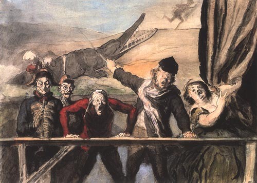 La Parade l von Honoré Daumier