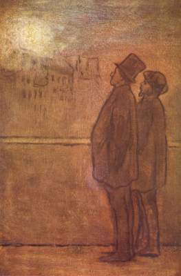 Die Nachtschwärmer von Honoré Daumier
