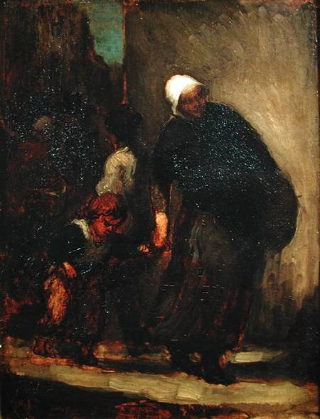 Street Scene von Honoré Daumier