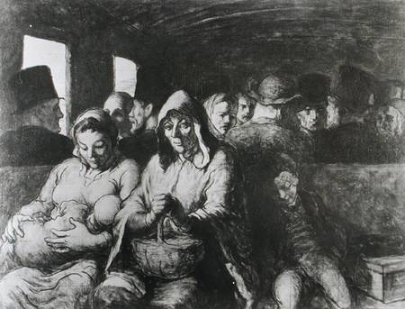 The Third Class Carriage von Honoré Daumier