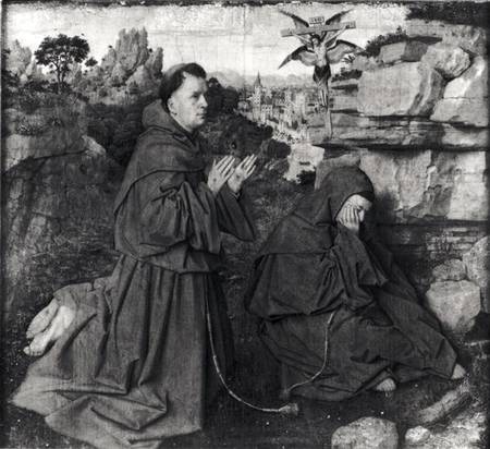 St. Francis Receiving the Stigmata von Hubert & Jan van Eyck