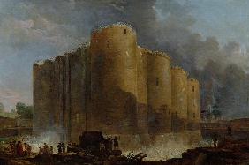 Die Zerstörung der Bastille den 14. Juli 1789 1789