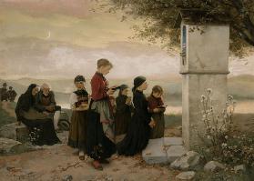 Abendgebet (Das Gebet an der Kapelle) 1892