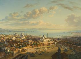 Konstantinopel vom Beyazit-Turm aus gesehen