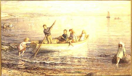 Children Boating von Hugh Cameron