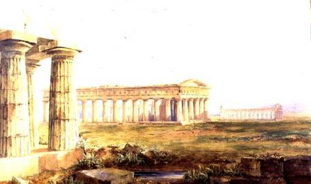 The Temples at Paestum von Hugh William Williams