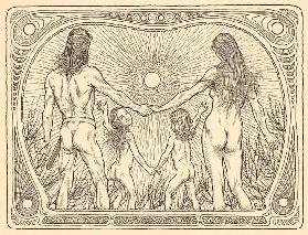 Sonnenwanderer,  Tafel 12  aus dem Portfolio Lebenszeichen 1908