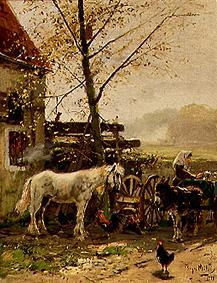 Am Bauernhof von Hugo Mühlig