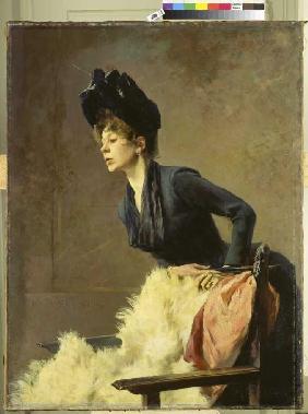 Bildnis einer jungen Dame 1889