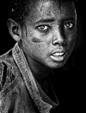 Äthiopische Augen BW