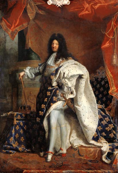 Louis XIV (1638-1715) in Royal Costume von Hyacinthe Rigaud