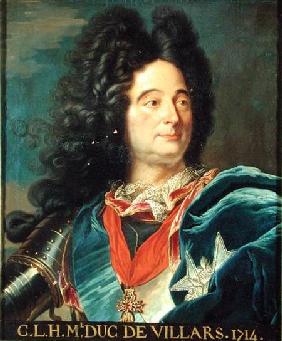 Portrait of Louis-Claude-Hector (1652-1734) Duke of Villars 1714