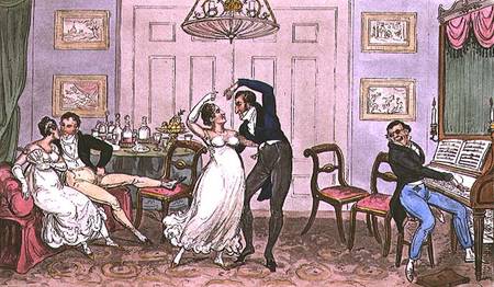 An Introduction: Gay moments of Logic, Jerry, Tom and Corinthian Kate, from 'Life in London' by Pier von I. Robert & George Cruikshank
