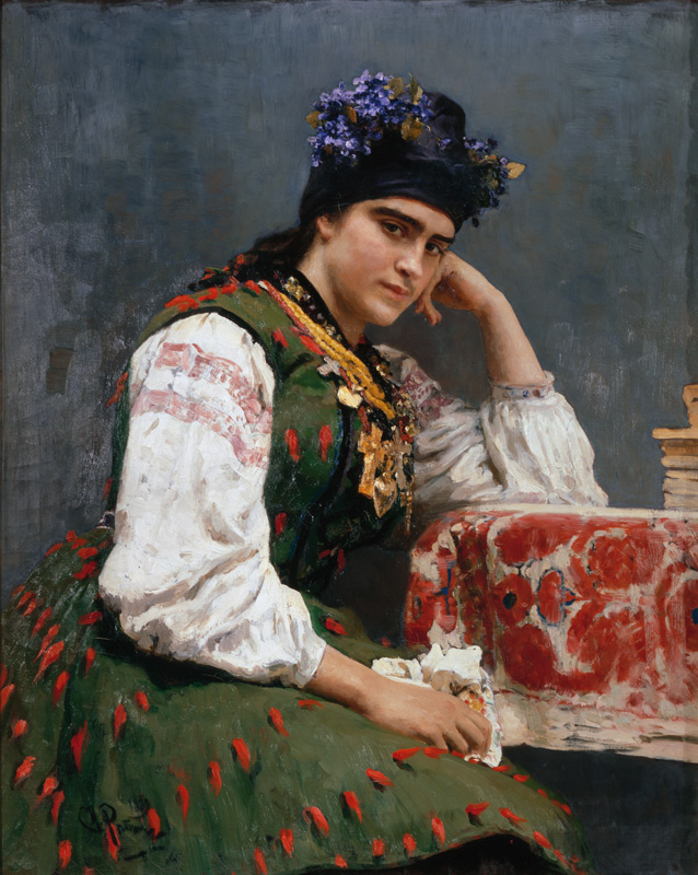 Porträt von Sofia Dragomirowa-Lukomskaja von Ilja Jefimowitsch Repin