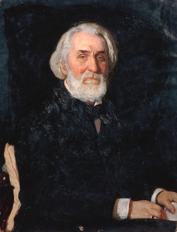 Portrait of Ivan S. Turgenev (1818-83) von Ilja Jefimowitsch Repin