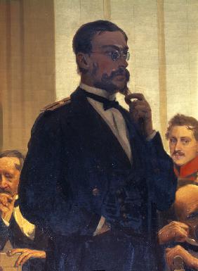 Der Komponist Nikolai Rimski-Korsakow (Detail des Bildes Slawische Komponisten) 1872