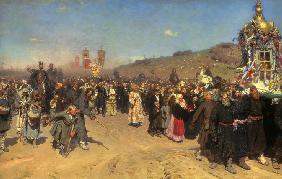 Die Kreuzprozession im Gouvernement Kursk 1883