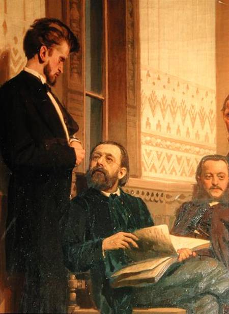 Eduard Frantsovitch Napravnik (1839-1916) and Bedrich Smetana (1824-84), from Slavonic Composers von Ilja Jefimowitsch Repin