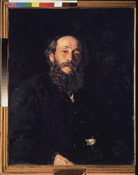 Porträt des Malers Nikolai Ge (1831-1894) 1880