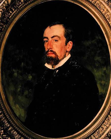 Portrait of Vasiliy Polenov (1844-1927) von Ilja Jefimowitsch Repin