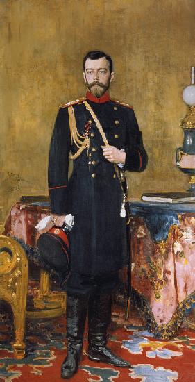 Porträt des Kaisers Nikolaus II. (1868-1918) 1895