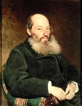 Portrait of Afanasy Fet (1820-92) 1882