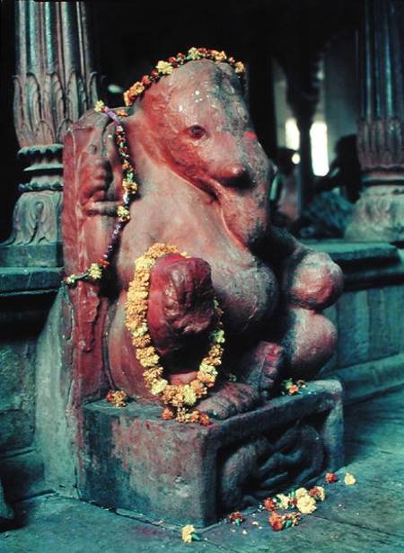 The elephant god, Ganesh von Indian School