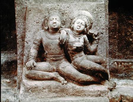 Relief of a Mithuna couple, from Cave 4 von Indian School