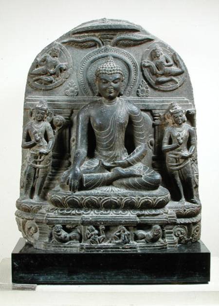Seated Buddha in meditation von Indian School