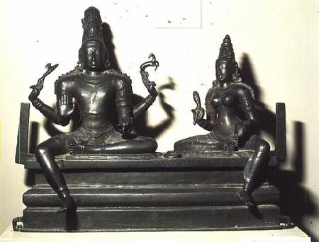 Shiva and Parvati, Chola Dynasty von Indian School