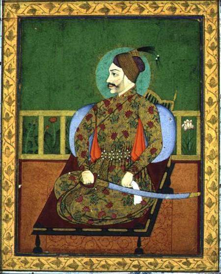Sultan Abdullah Qutubshah of Golconda (reg.1626-72) Deccan, Mughal von Indian School