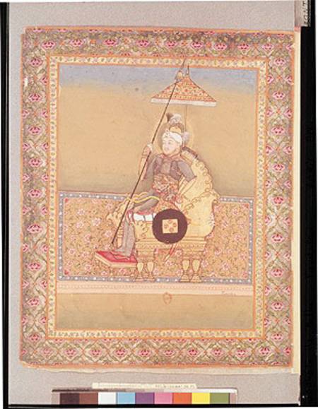 Tamerlane (1336-1404) from an album of portraits of Moghul emperors von Indian School