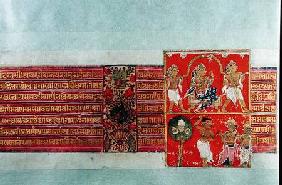 Two scenes from the Kalpasutra, Mandu 1439