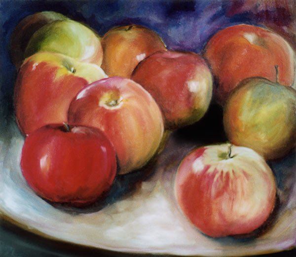 Komposition aus Äpfeln von Ingeborg Kuhn