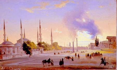 The Racecourse at Constantinople von Ippolito Caffi