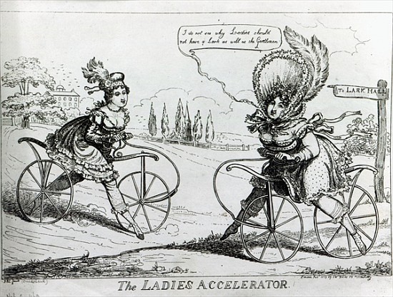 The Ladies Accelerator von Isaac Robert Cruikshank