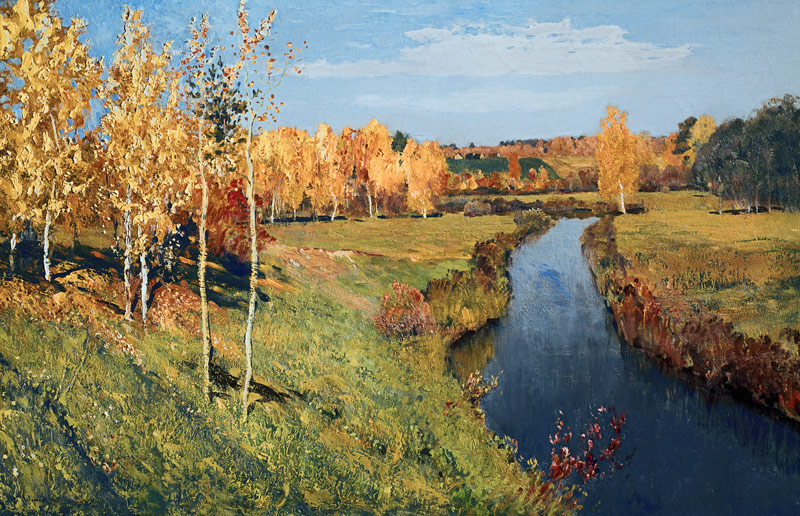 Goldener Herbst von Isaak Iljitsch Lewitan