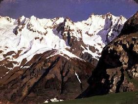 Mont Blanc Mountains 1897