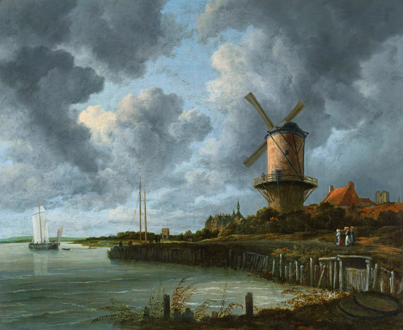 Die Mühle von Wijk bij Duurstede von Isaak van Ruisdael
