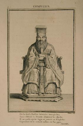 Porträt des chinesischen Philosophen Konfuzius 1788