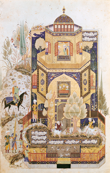 Khusrau in front of the Palace of Shirin von Islamic School
