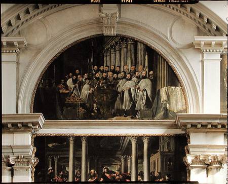 Communion of the faithful von Scuola pittorica italiana