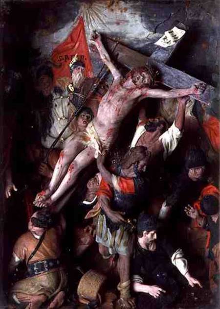 The Crucifixion (a Sicilian Risorgimento painting) von Scuola pittorica italiana