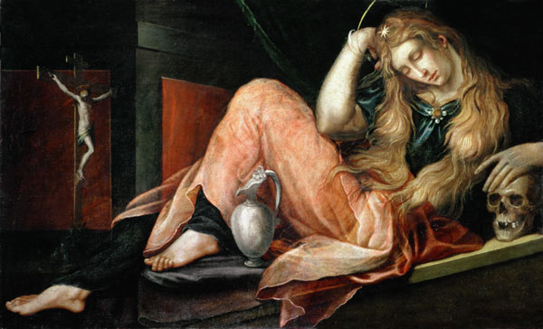 The Magdalene von Scuola pittorica italiana