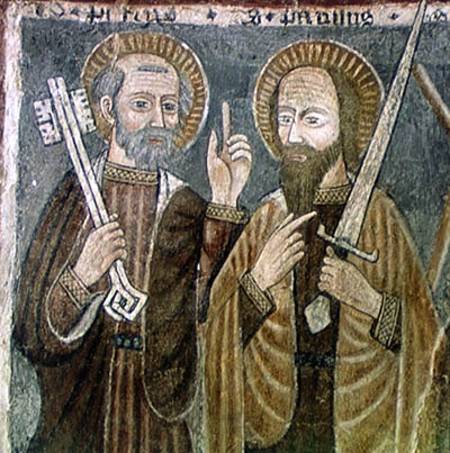 St. Peter and St. Paul von Scuola pittorica italiana
