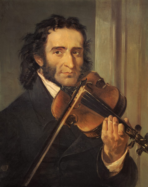 Portrait of Niccolo Paganini (1782-1840) von Scuola pittorica italiana